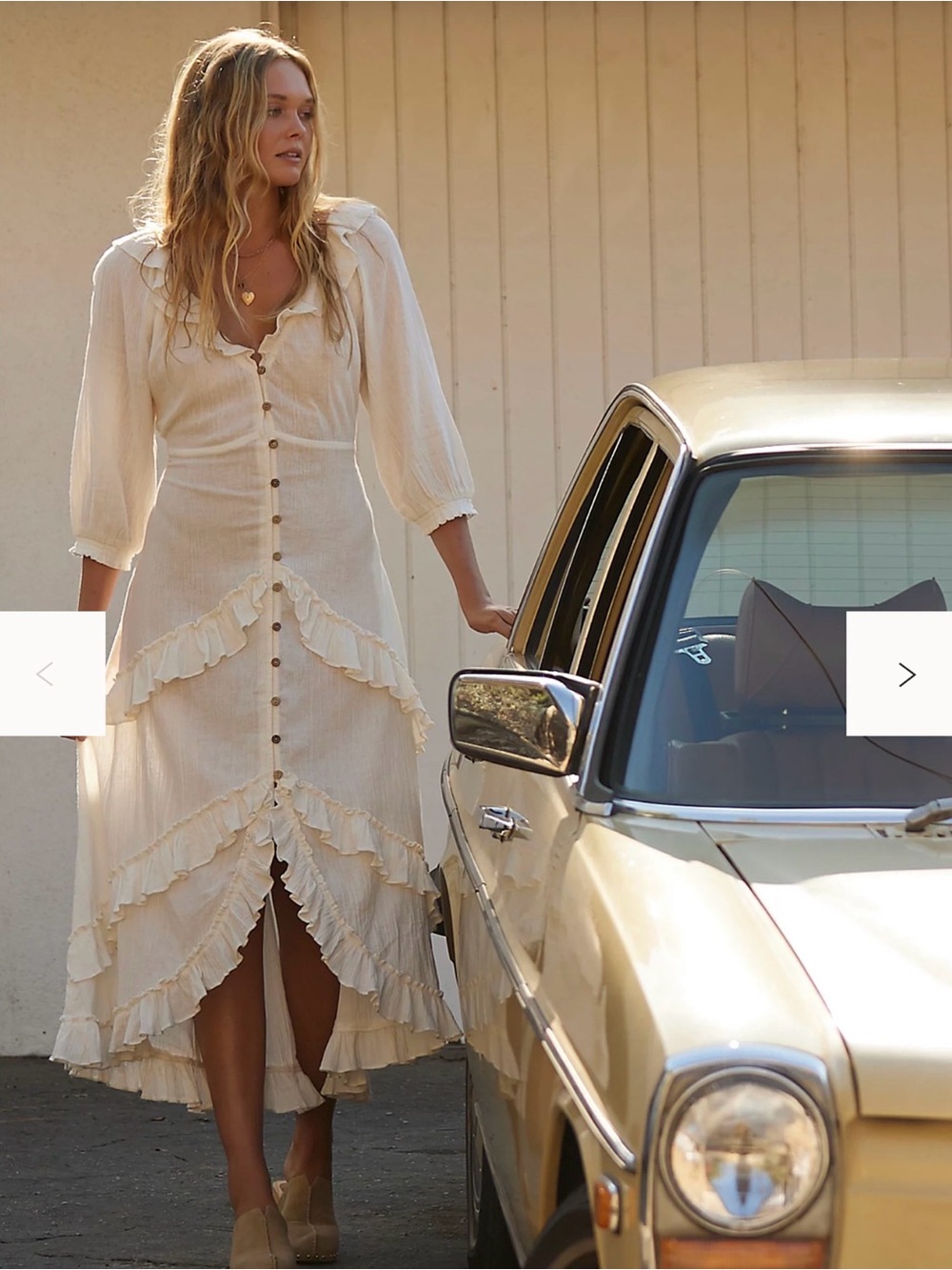 Free People Oh So Romantic Maxi Dress